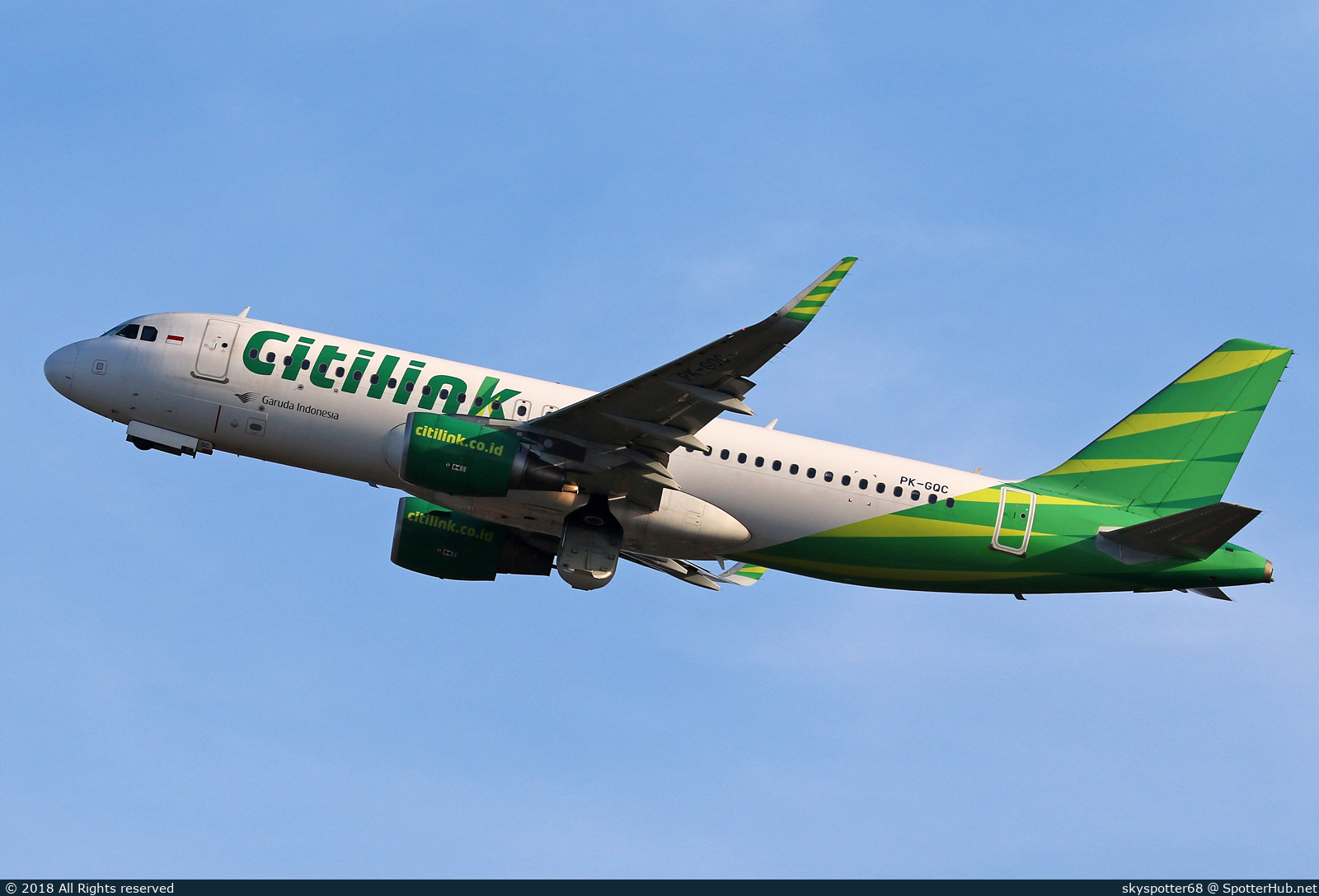 Photo of PK-GQC - Airbus A320-214 operated by Citilink