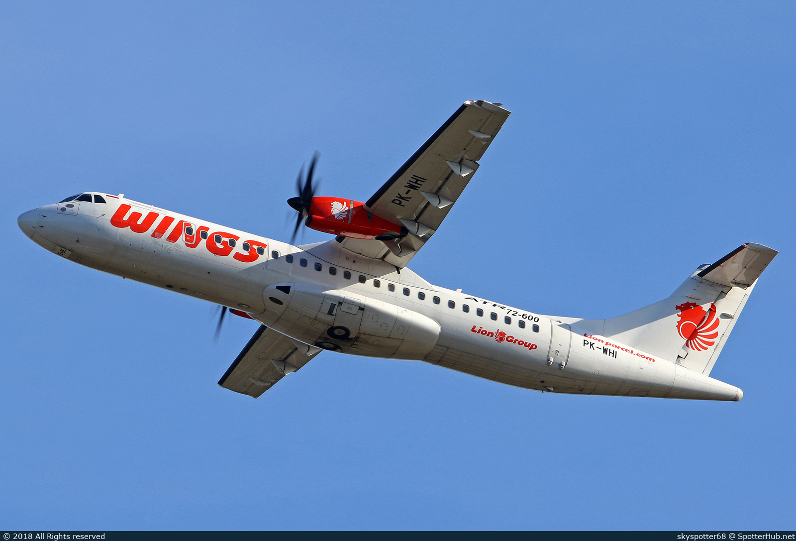 Photo of PK-WHI - ATR 72-600 operated by Wings Air