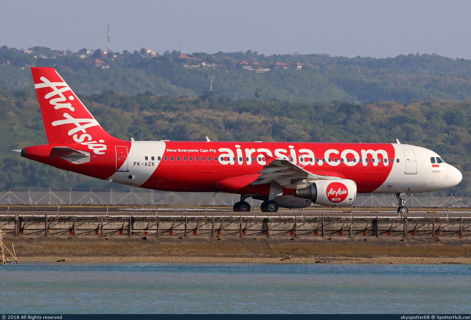 Photo of PK-AZK - Airbus A320-216 operated by Indonesia AirAsia