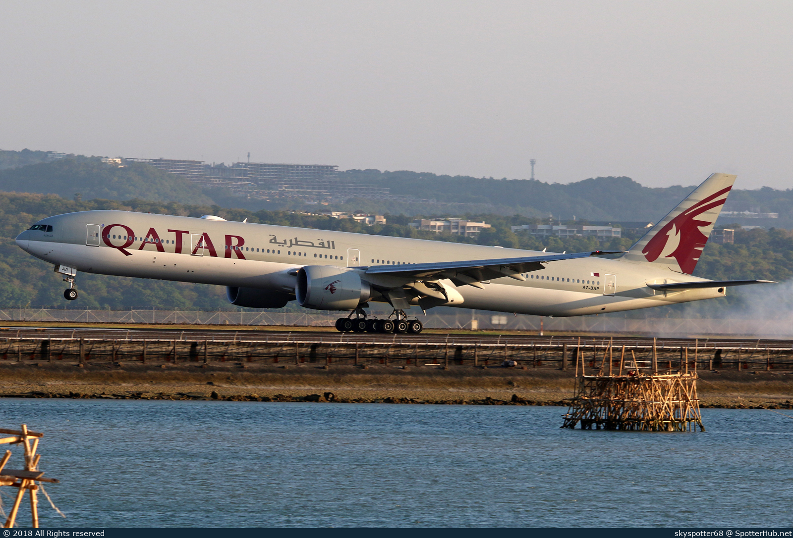 Photo of A7-BAP - Boeing 777-3DZ(ER) operated by Qatar Airways