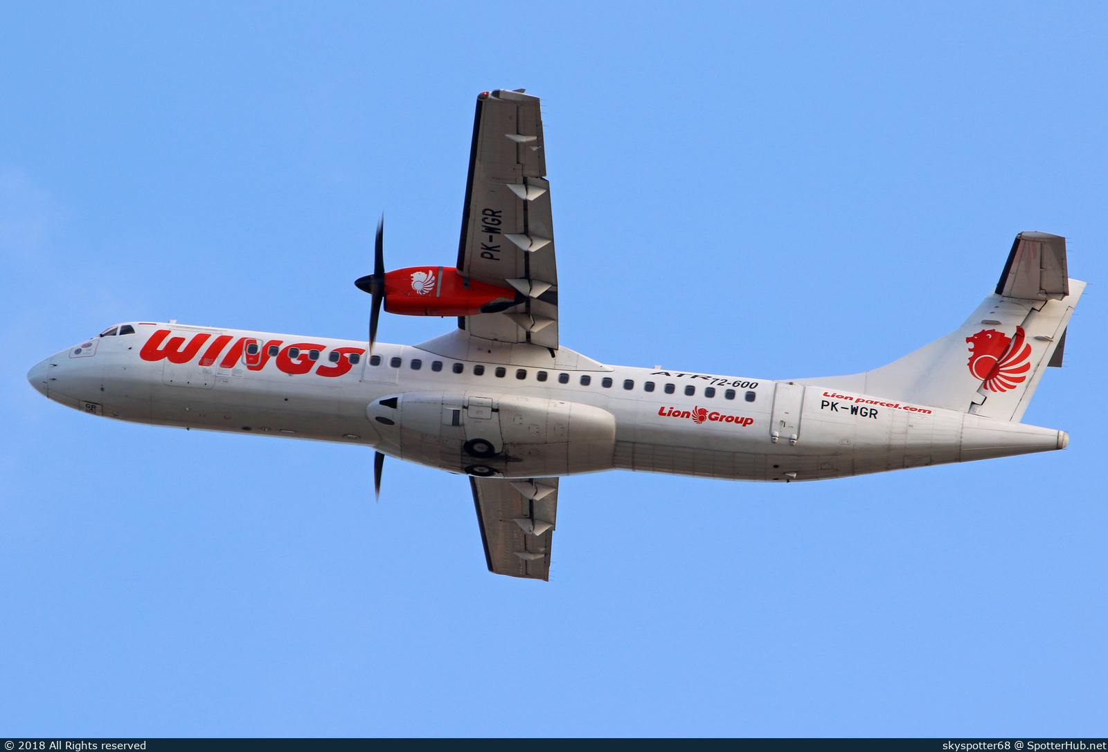 Photo of PK-WGR - ATR 72-600 operated by Wings Air