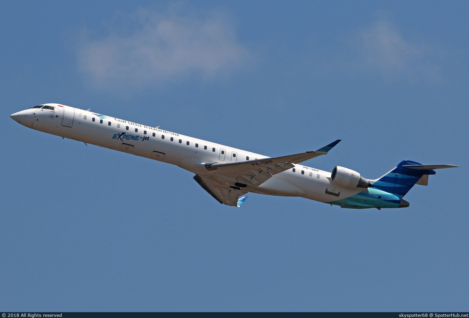 Photo of PK-GRF - Bombardier CRJ-1000ER operated by Garuda Indonesia
