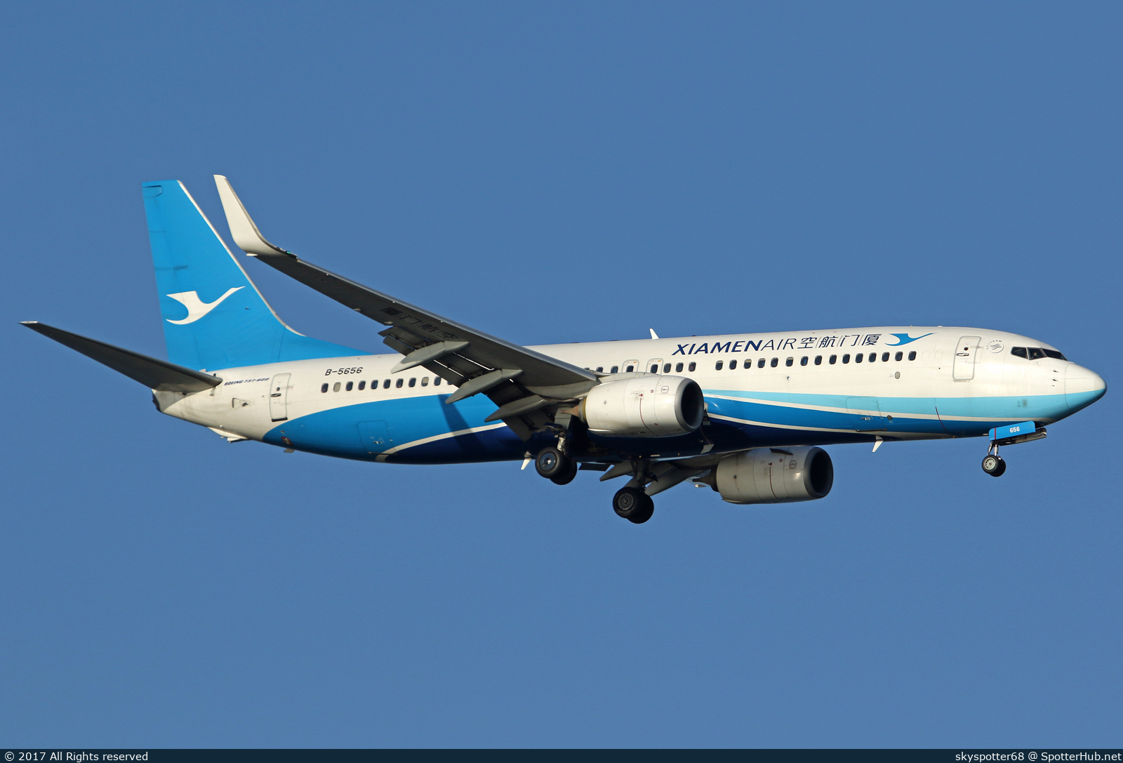 Photo of B-5656 - Boeing 737-85C operated by Xiamen Airlines
