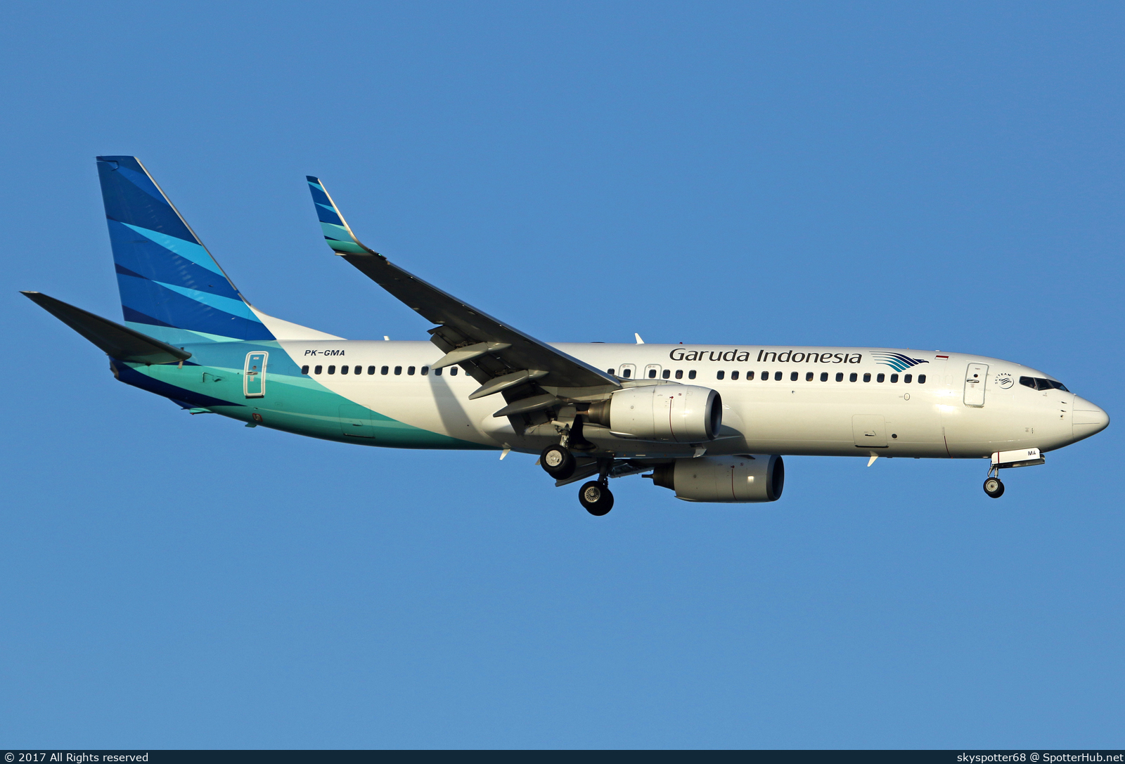 Photo of PK-GMA - Boeing 737-8U3 operated by Garuda Indonesia