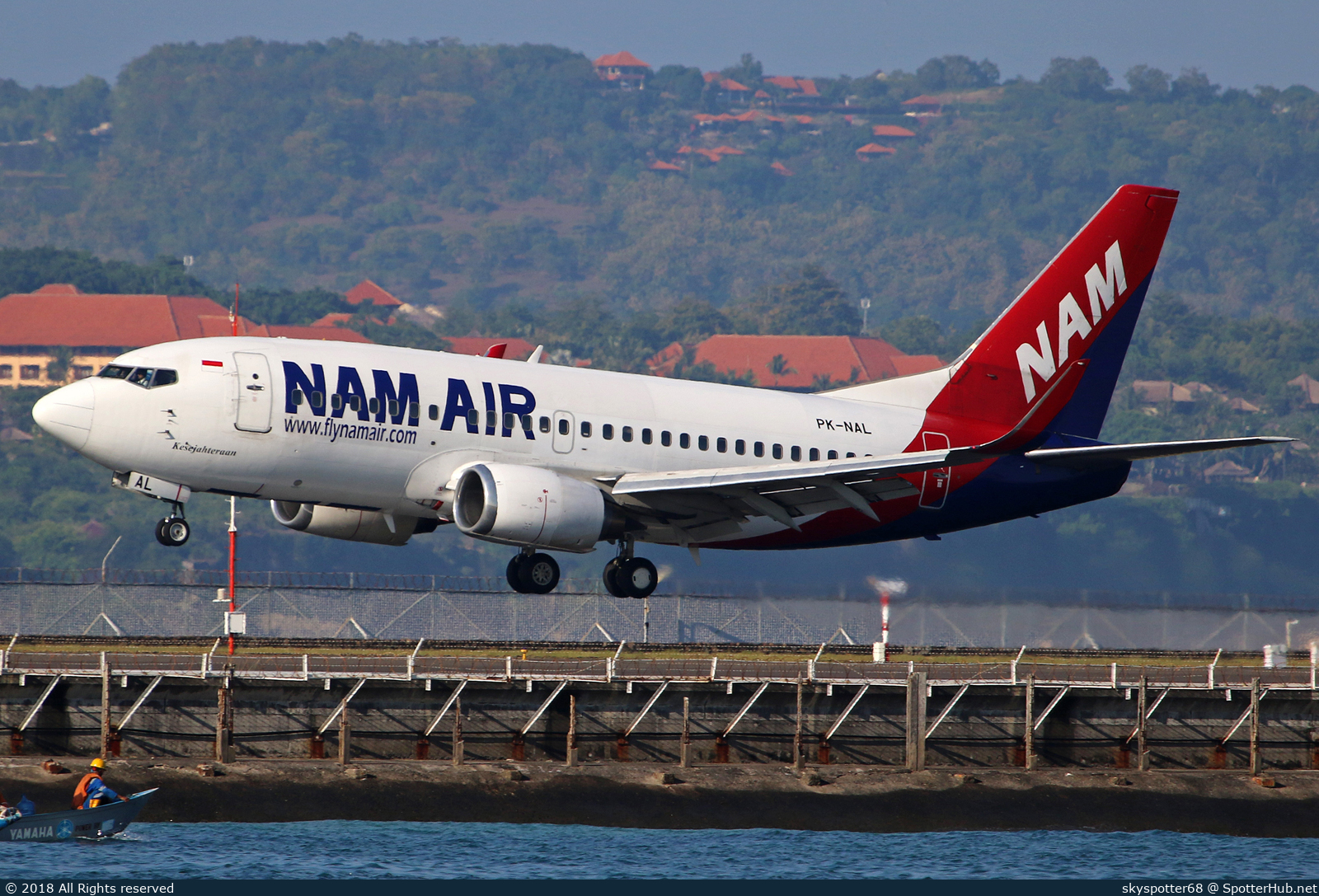 Photo of PK-NAL - Boeing 737-524 operated by NAM Air