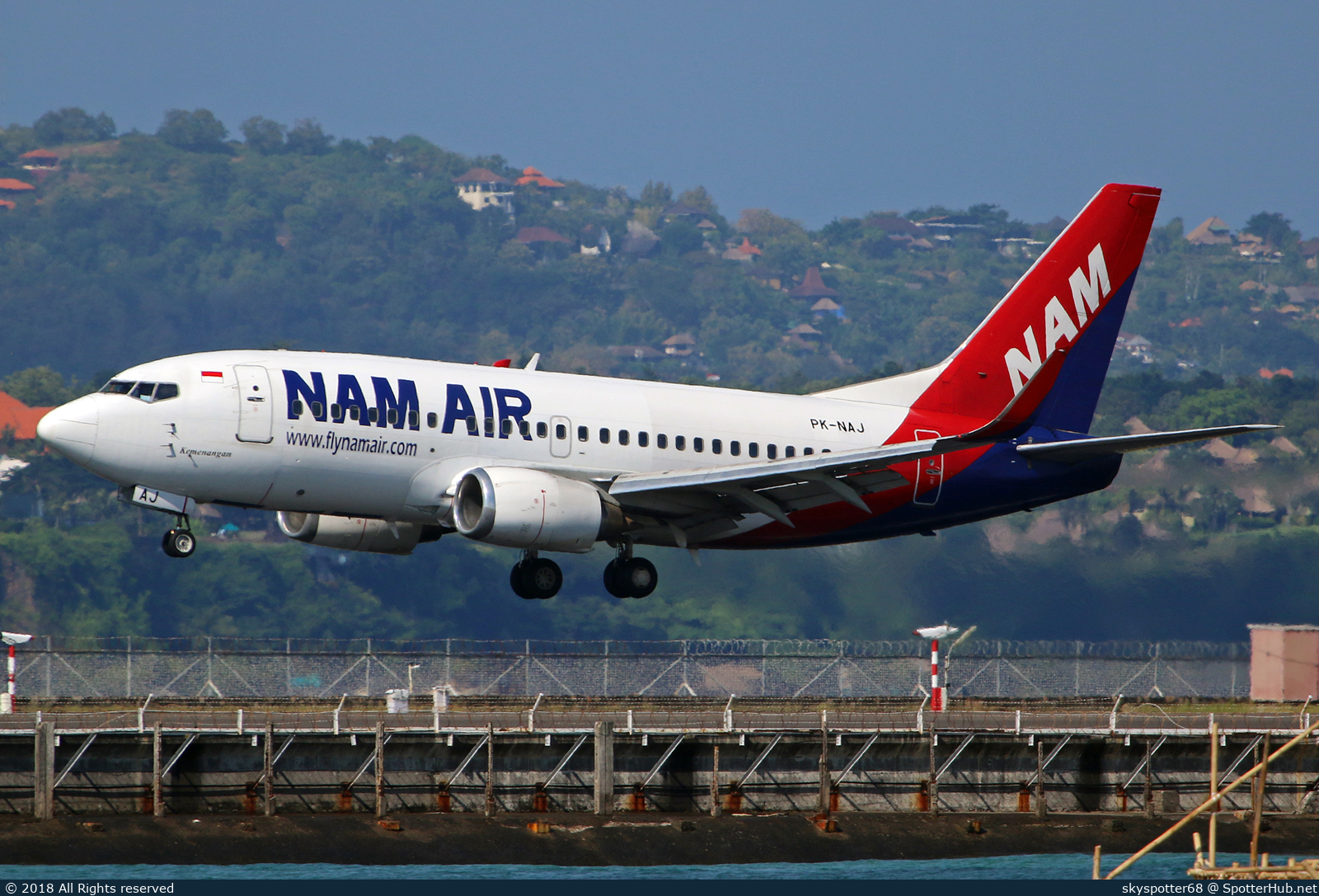 Photo of PK-NAJ - Boeing 737-524 operated by NAM Air