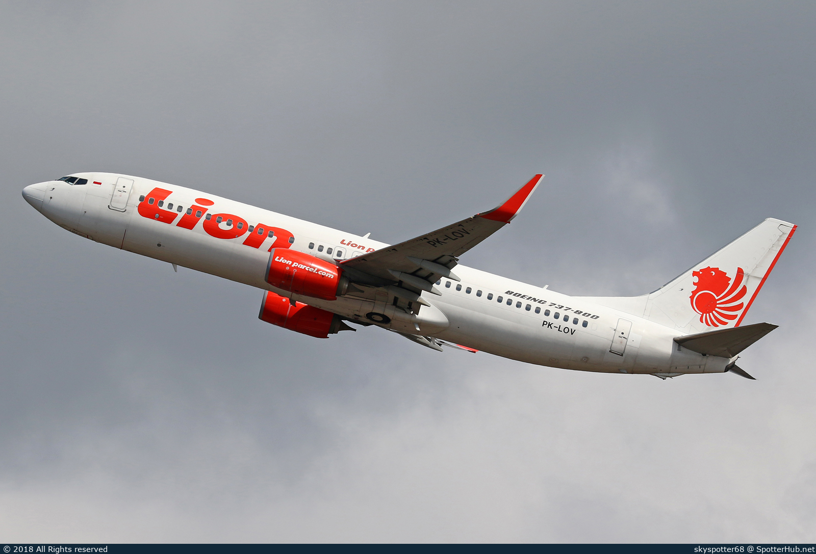 Photo of PK-LOV - Boeing 737-8GP operated by Lion Air