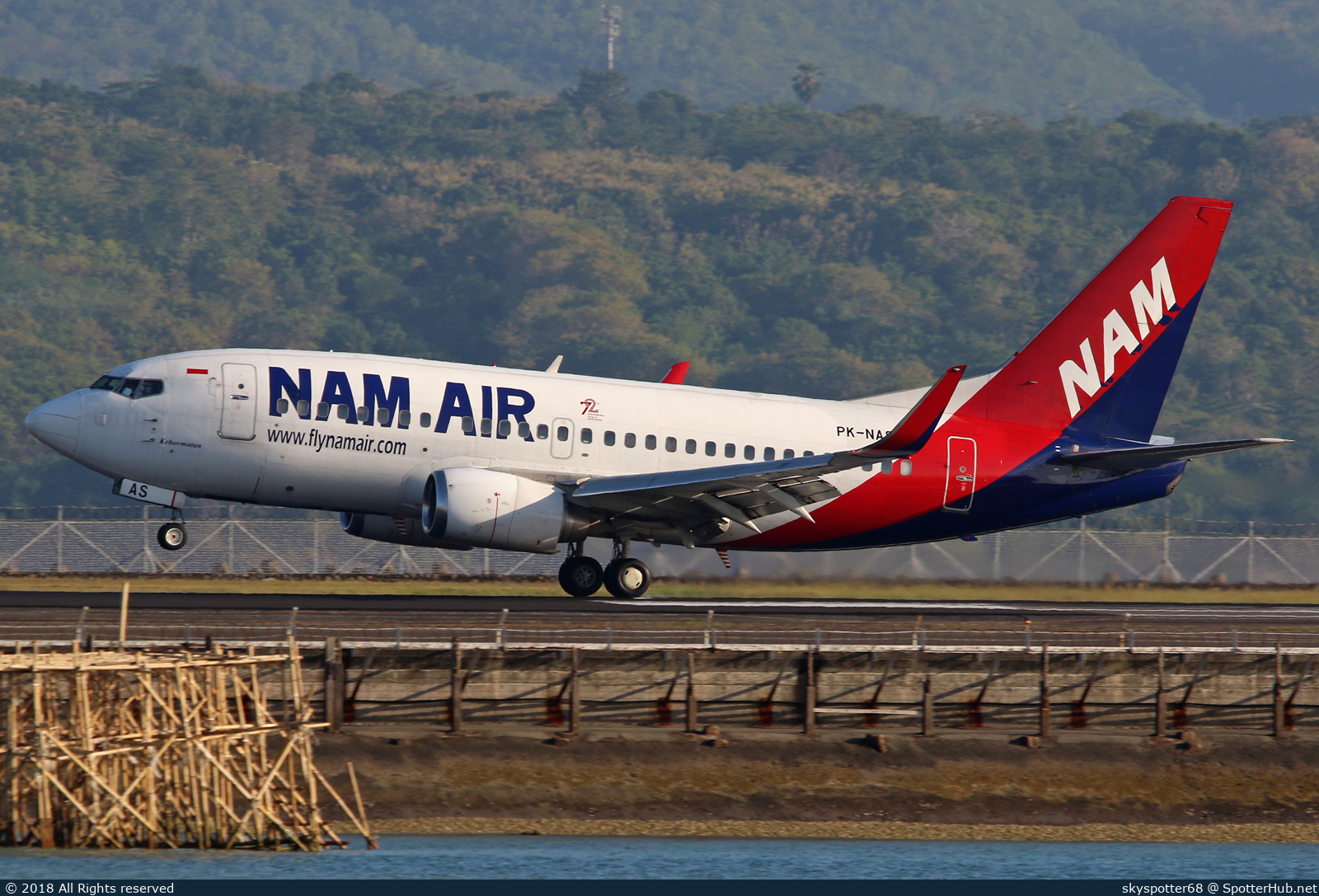 Photo of PK-NAS - Boeing 737-524 operated by NAM Air