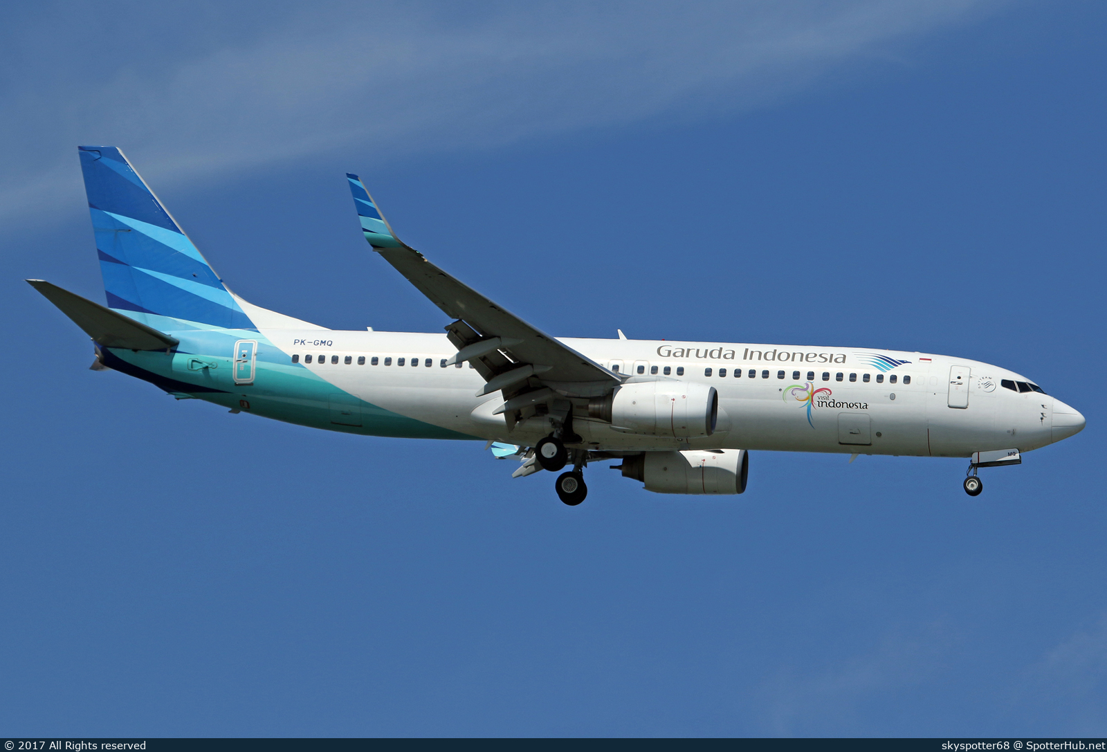Photo of PK-GMQ - Boeing 737-8U3 operated by Garuda Indonesia