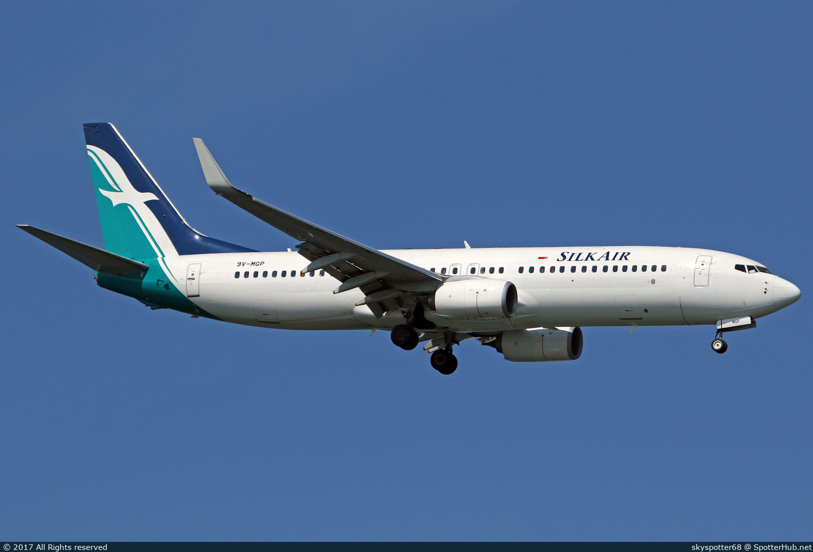 Photo of 9V-MGP - Boeing 737-8SA operated by SilkAir