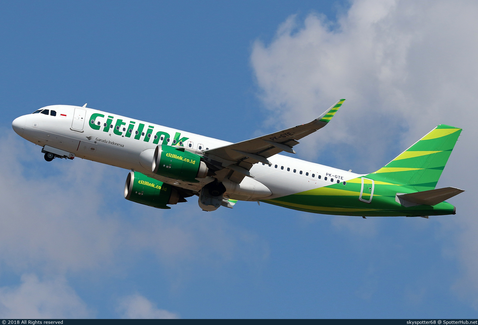 Photo of PK-GTE - Airbus A320-251N operated by Citilink