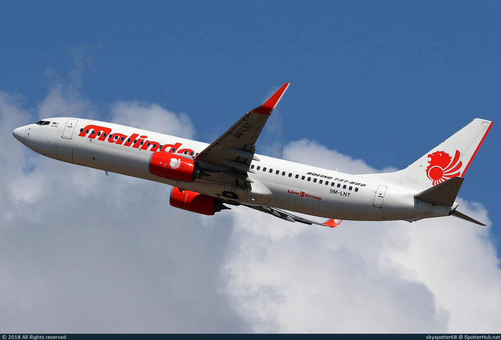 Photo of 9M-LNT - Boeing 737-8GP operated by Malindo Air