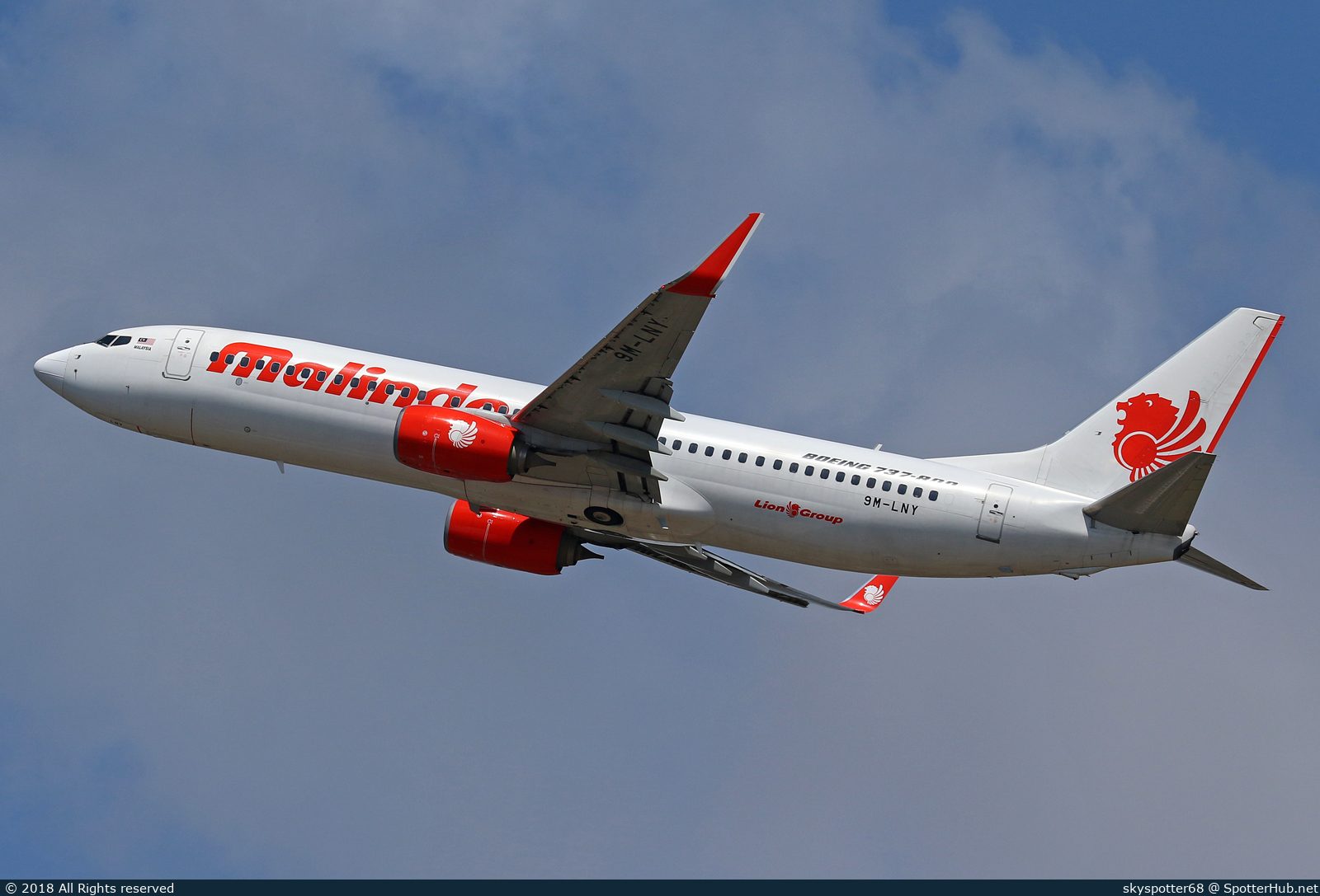 Photo of 9M-LNY - Boeing 737-8GP operated by Malindo Air
