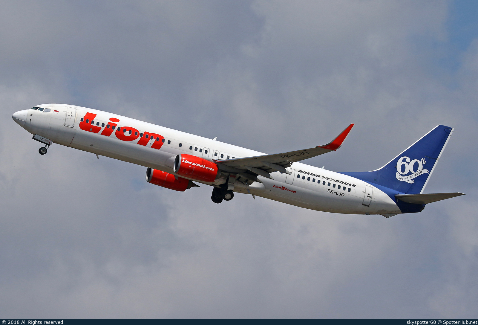 Photo of PK-LJO - Boeing 737-9GP(ER) operated by Lion Air