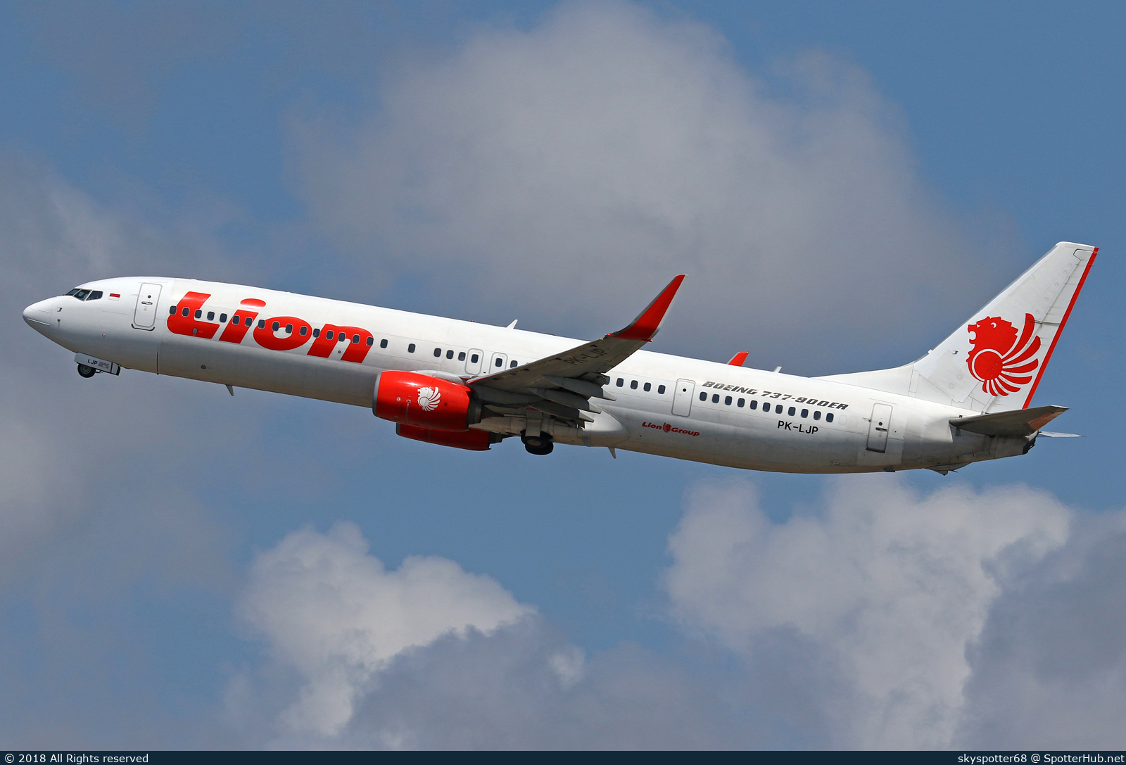 Photo of PK-LJP - Boeing 737-9GP(ER) operated by Lion Air