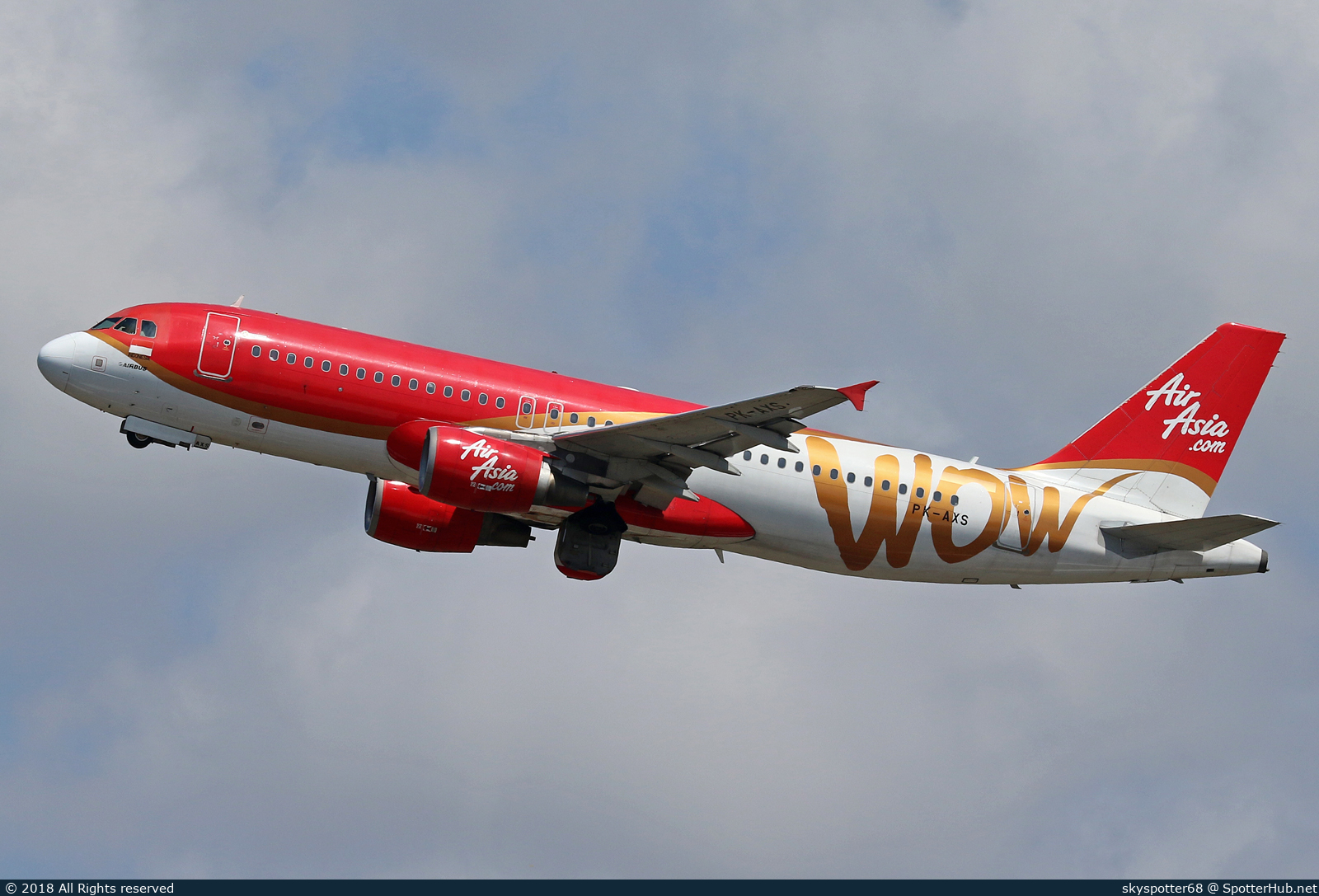 Photo of PK-AXS - Airbus A320-216 operated by Indonesia AirAsia