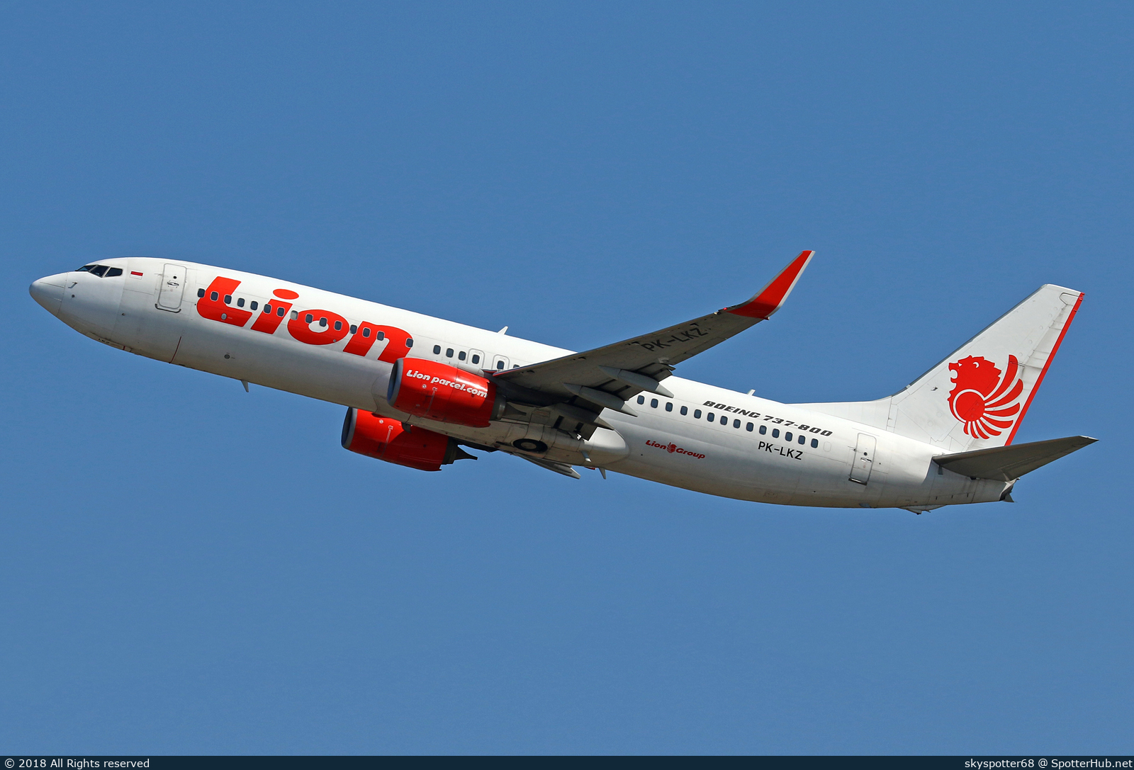 Photo of PK-LKZ - Boeing 737-8GP operated by Lion Air