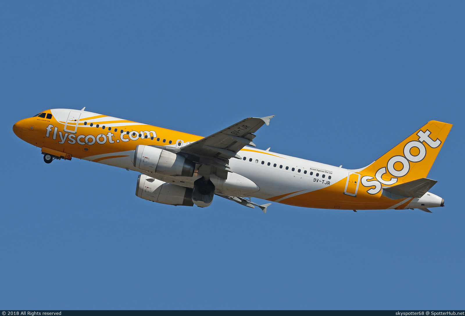 Photo of 9V-TJR - Airbus A320-232 operated by Scoot
