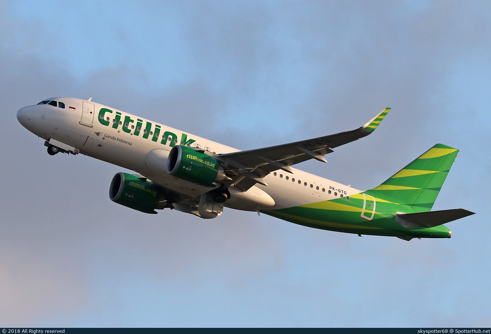 Photo of PK-GTG - Airbus A320-251N operated by Citilink