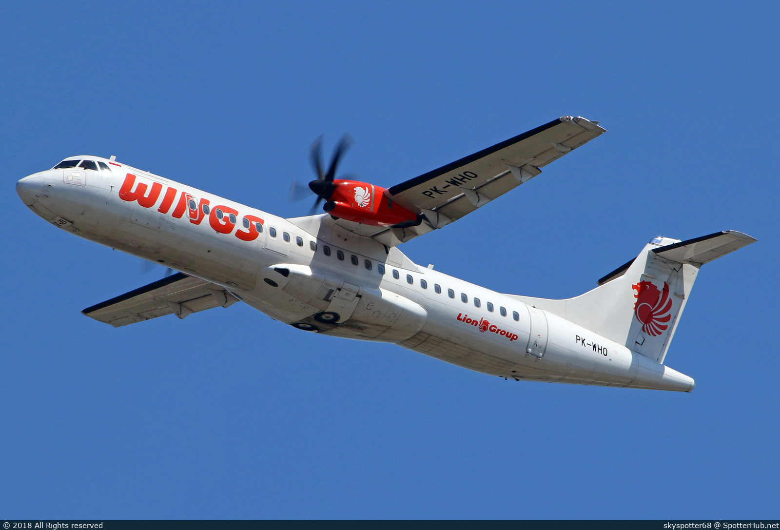 Photo of PK-WHO - ATR 72-600 operated by Wings Air