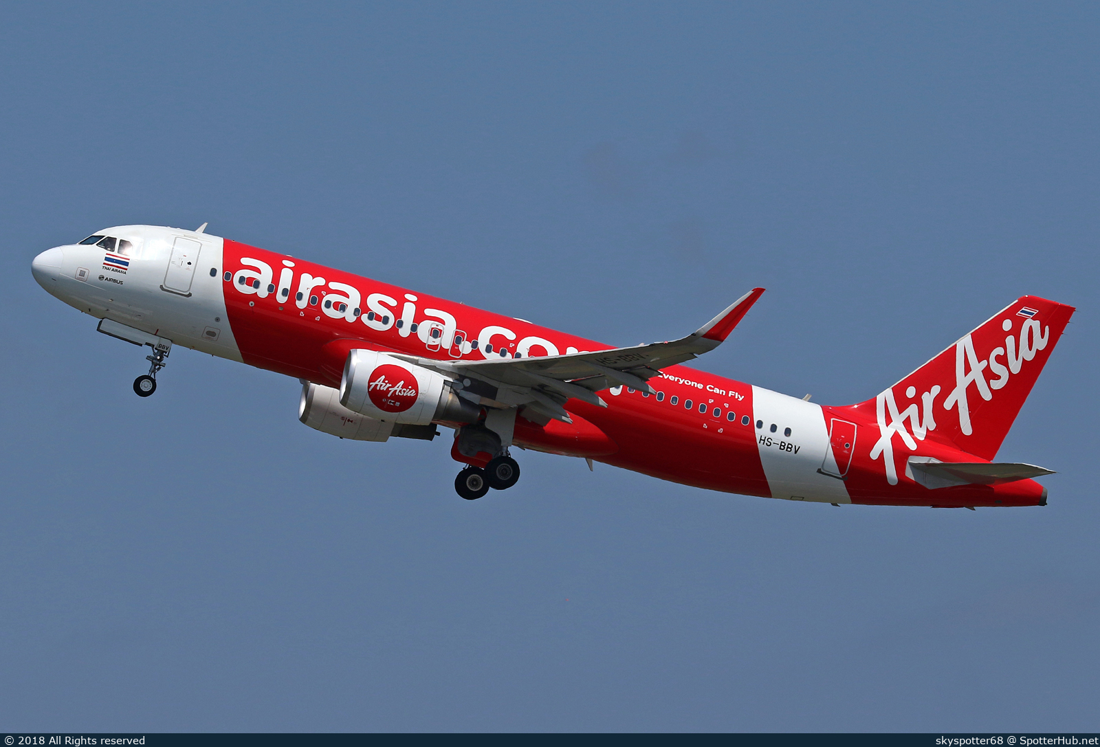 Photo of HS-BBV - Airbus A320-216 operated by Thai AirAsia