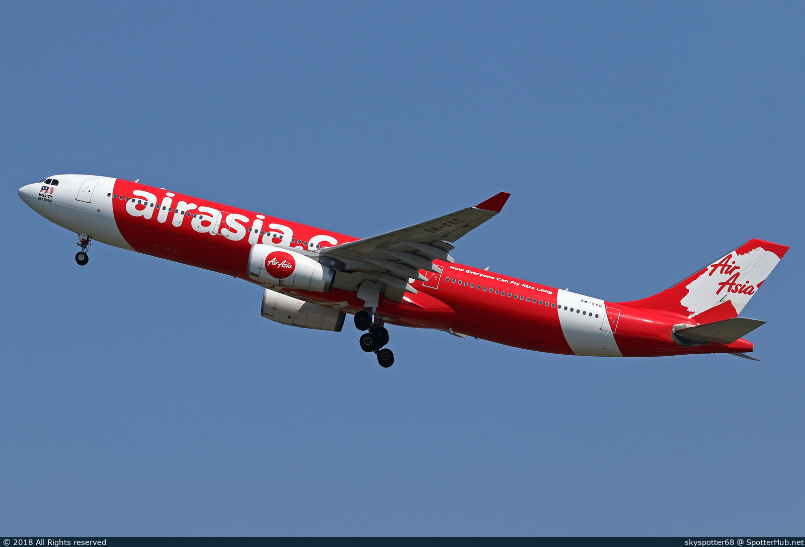 Photo of 9M-XXG - Airbus A330-343 operated by AirAsia X