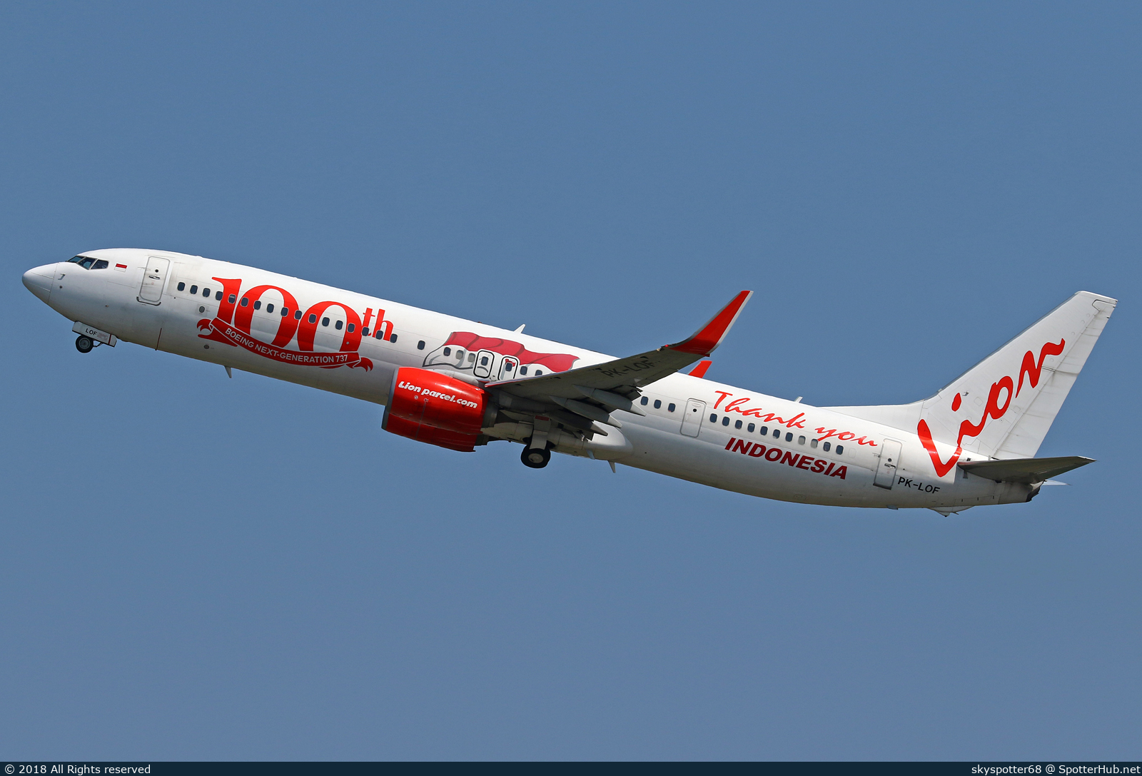 Photo of PK-LOF - Boeing 737-9GP(ER) operated by Lion Air