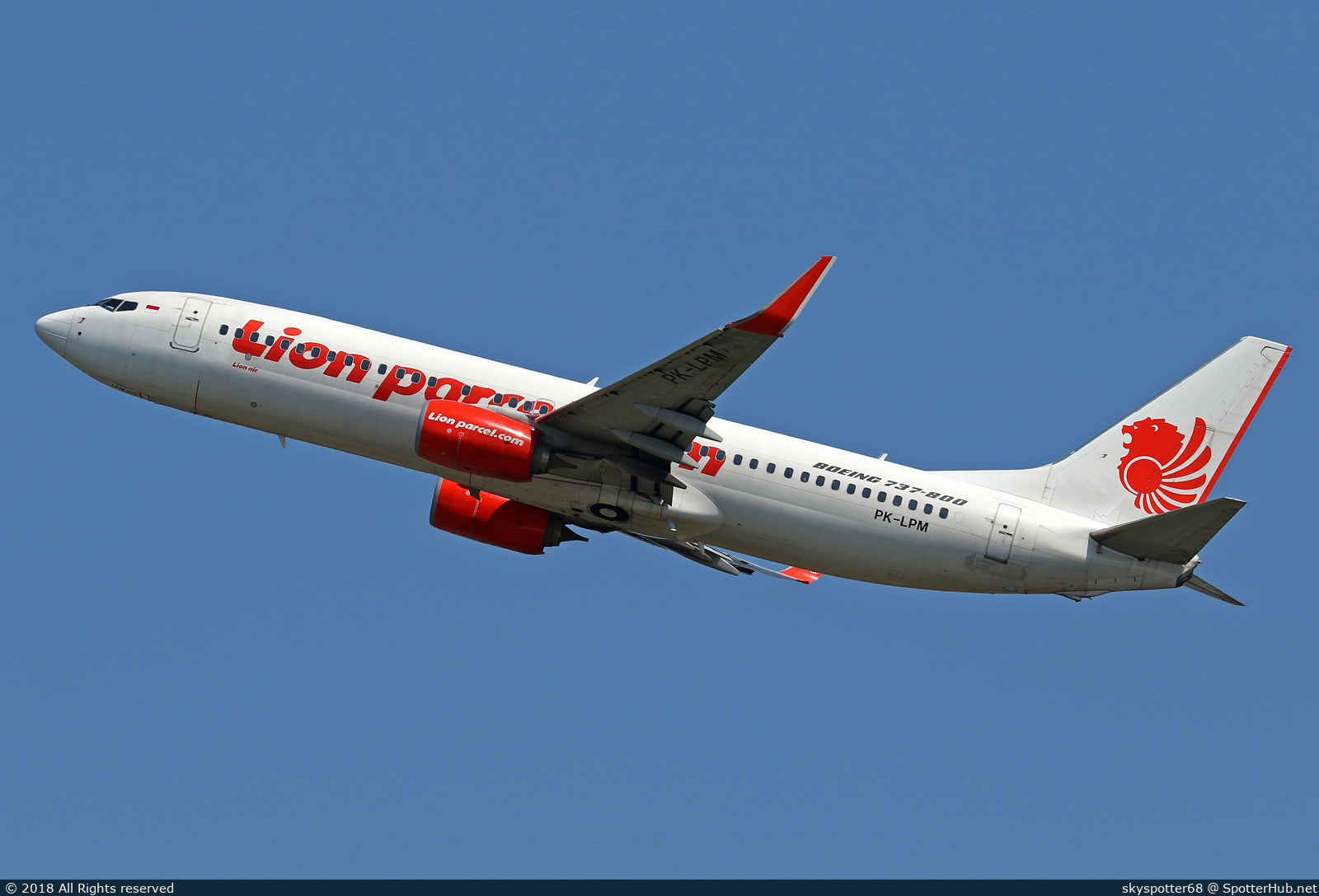 Photo of PK-LPM - Boeing 737-8GP operated by Lion Air
