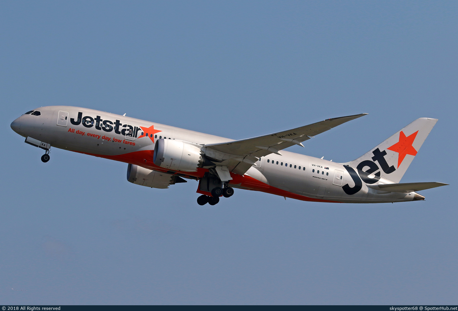 Photo of VH-VKA - Boeing 787-8 Dreamliner operated by Jetstar Airways