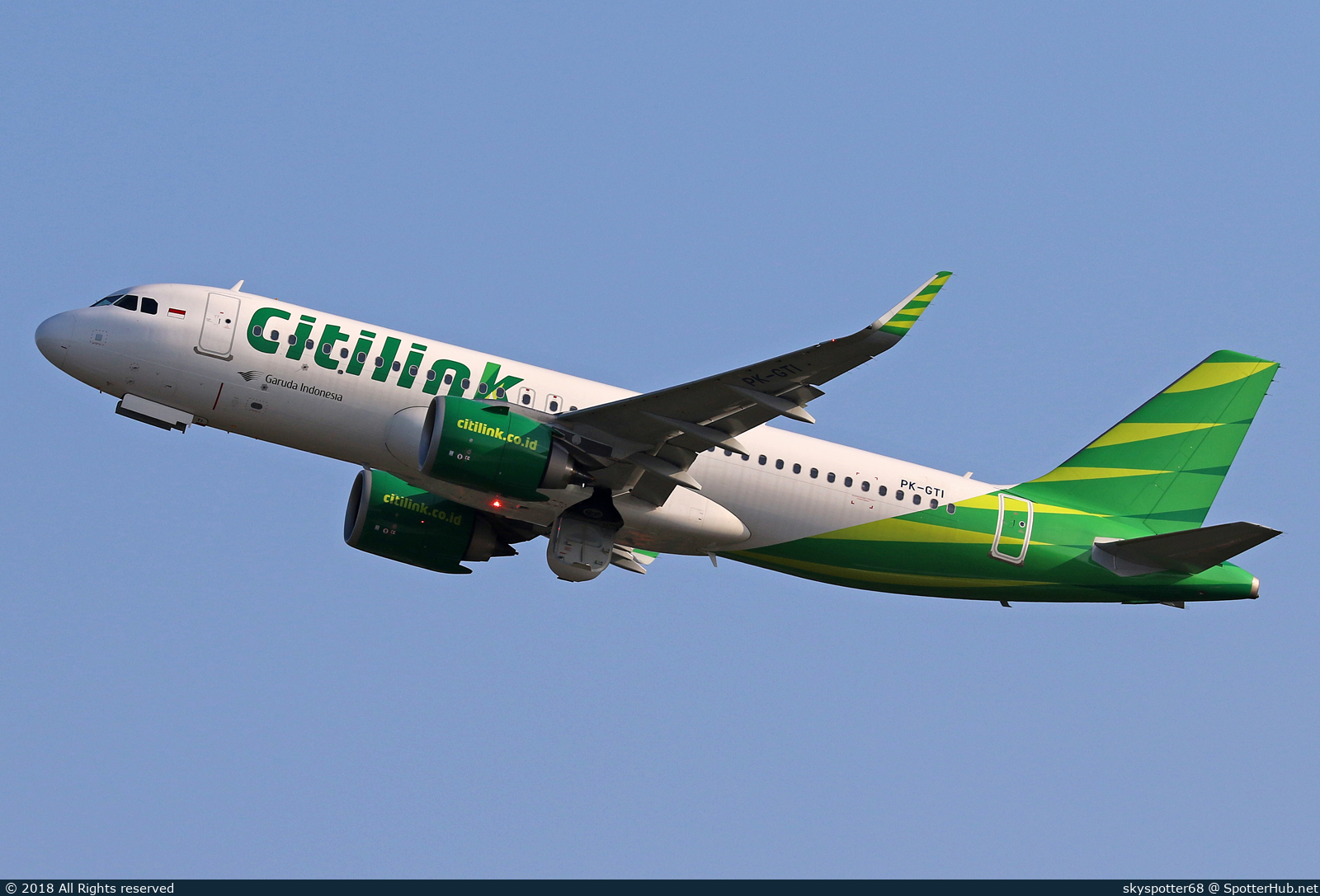 Photo of PK-GTI - Airbus A320-251N operated by Citilink