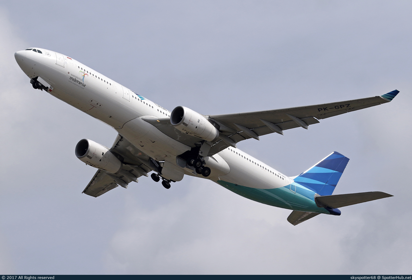 Photo of PK-GPZ - Airbus A330-343 operated by Garuda Indonesia
