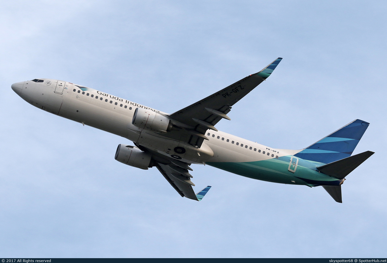 Photo of PK-GFZ - Boeing 737-86N operated by Garuda Indonesia