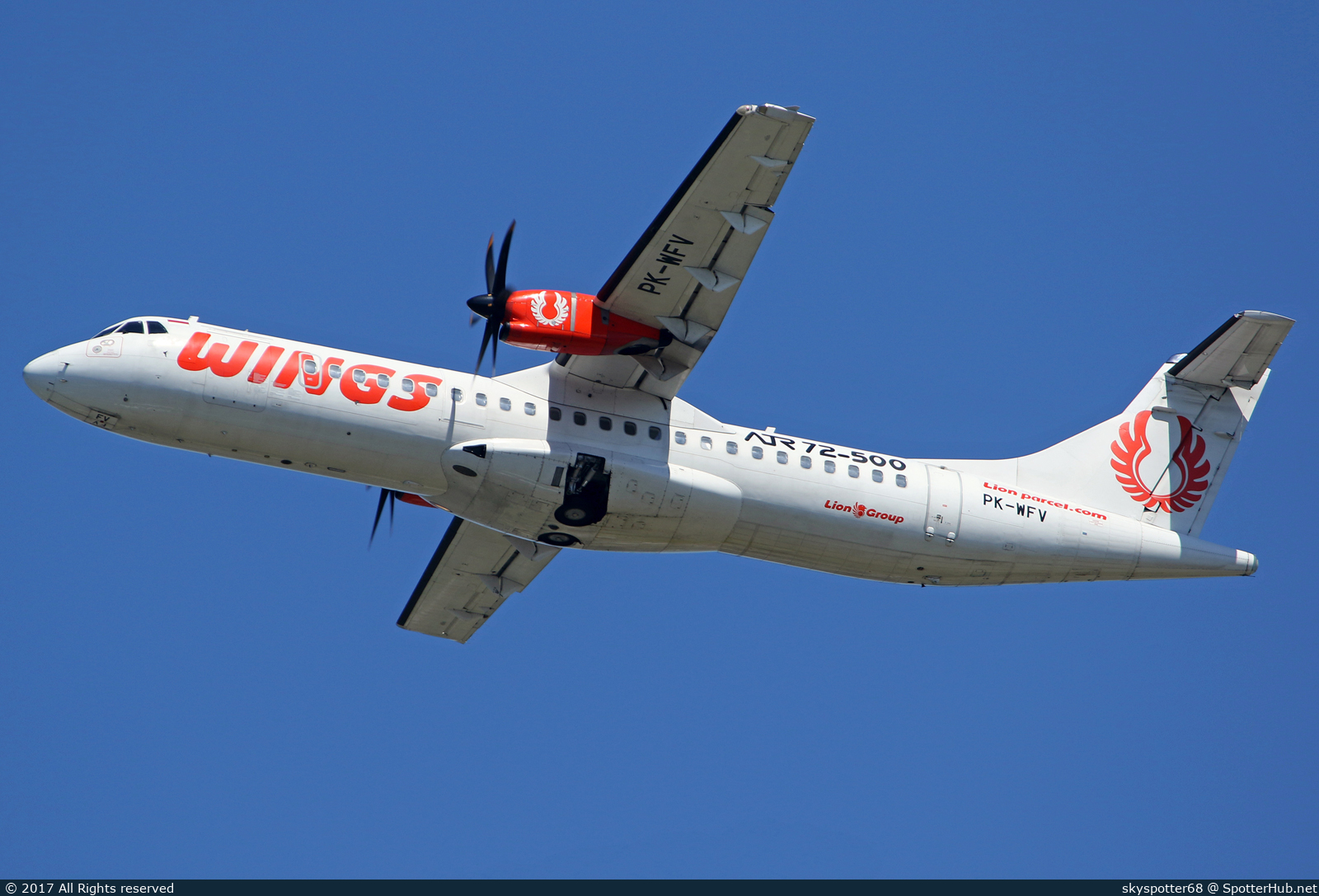 Photo of PK-WFV - ATR 72-500 operated by Wings Air
