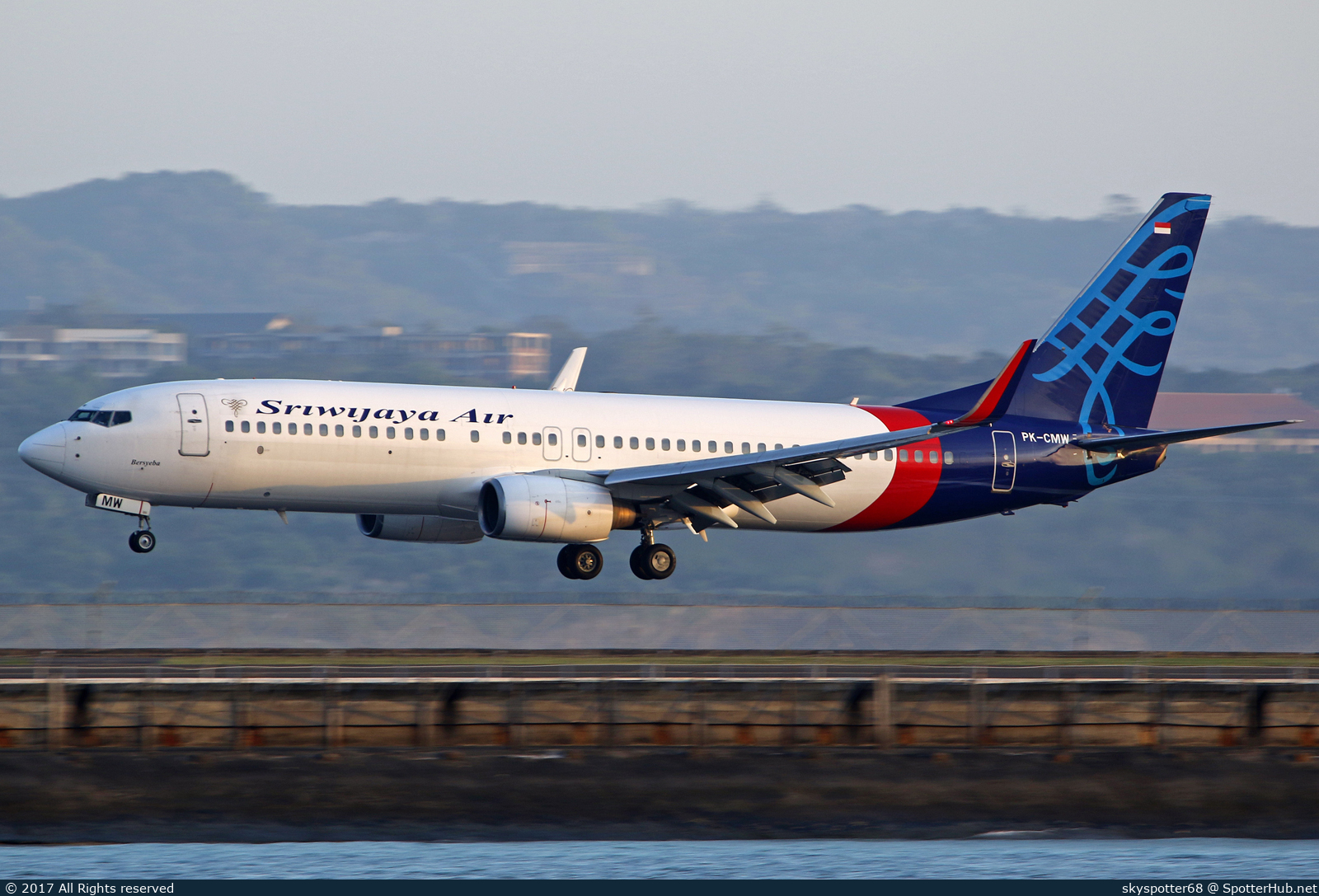 Photo of PK-CMW - Boeing 737-83N operated by Sriwijaya Air