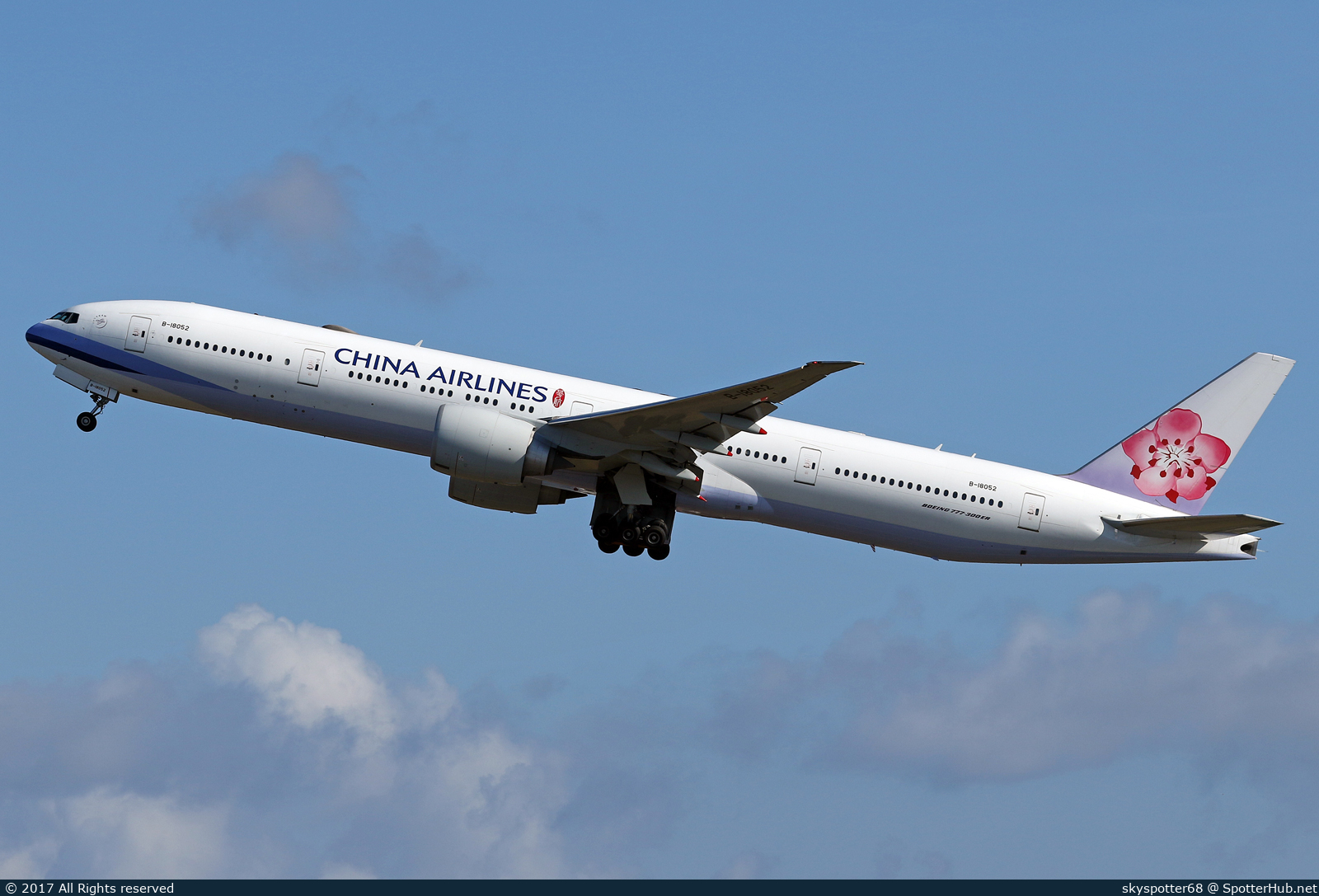 Photo of B-18052 - Boeing 777-36N(ER) operated by China Airlines