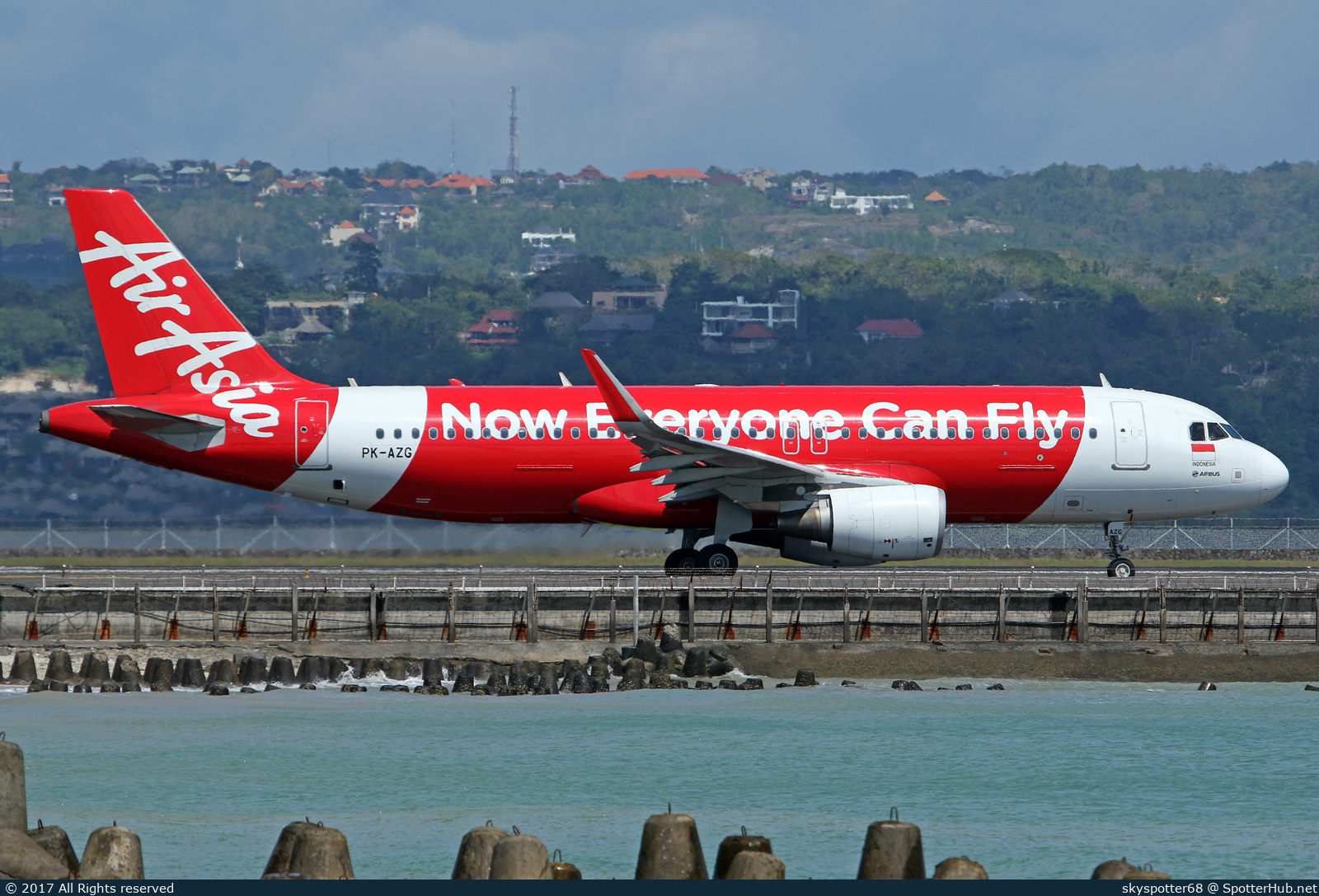 Photo of PK-AZG - Airbus A320-216 operated by Indonesia AirAsia