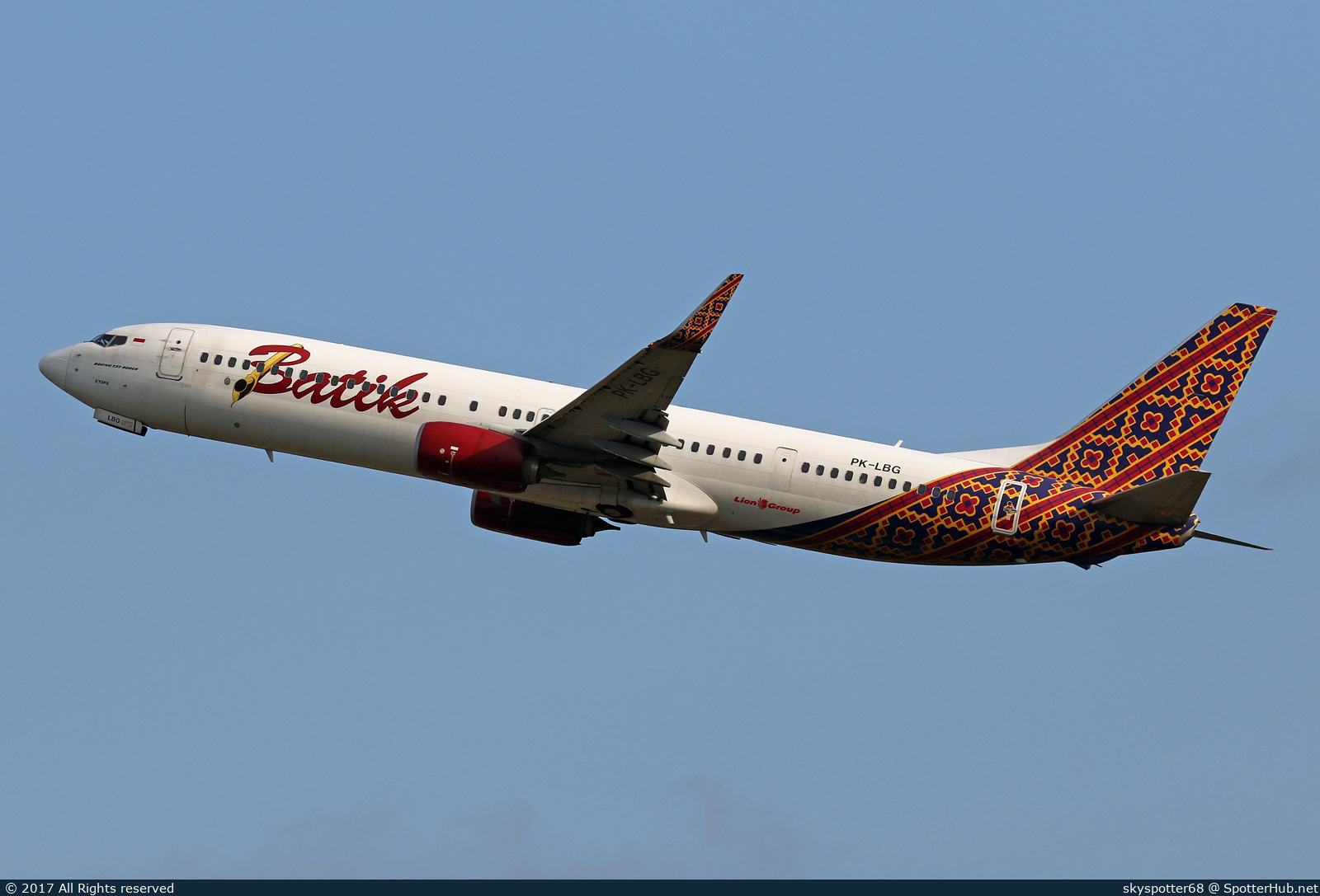 Photo of PK-LBG - Boeing 737-9GP(ER) operated by Batik Air