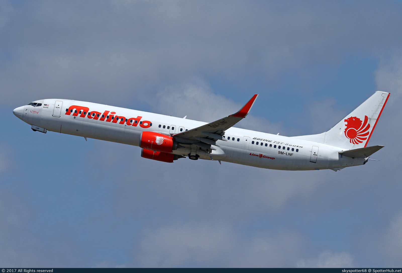 Photo of 9M-LNF - Boeing 737-9GP(ER) operated by Malindo Air