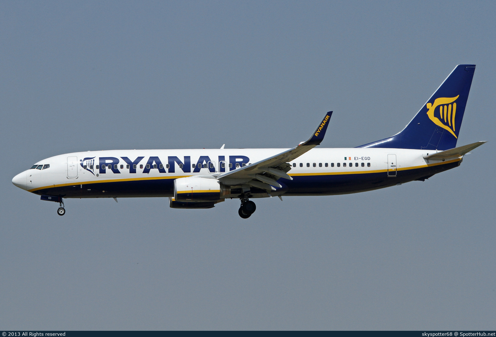 Photo of EI-EGD - Boeing 737-8AS operated by Ryanair