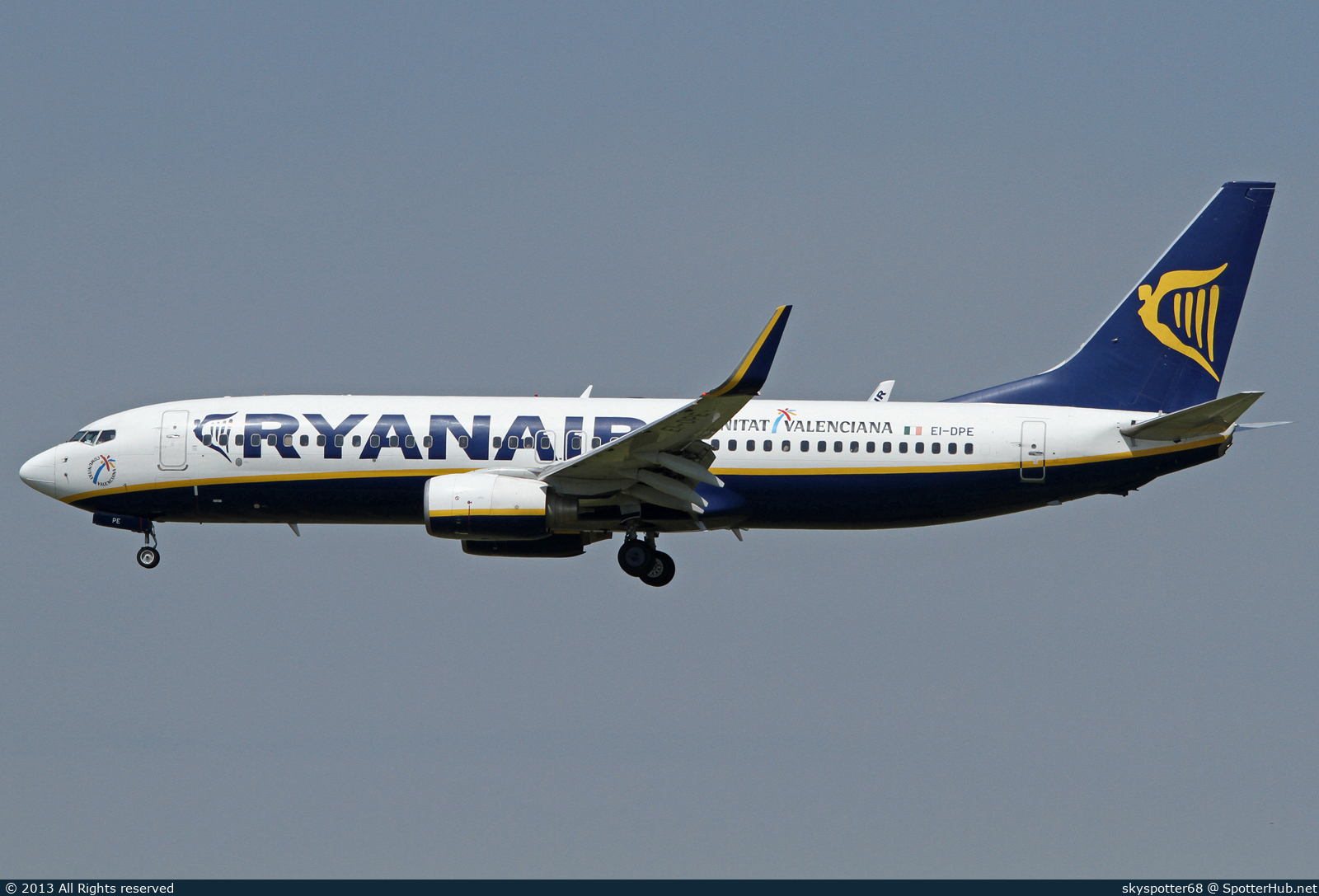 Photo of EI-DPE - Boeing 737-8AS operated by Ryanair