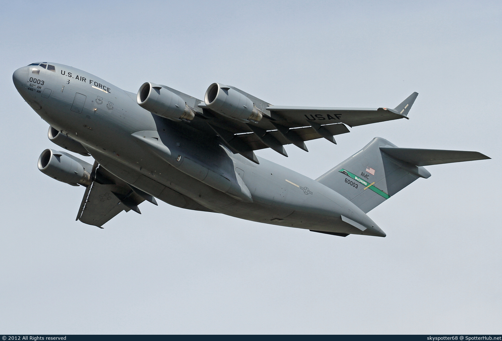 Photo of 96-0003 - Boeing C-17A Globemaster III operated by US Air Force