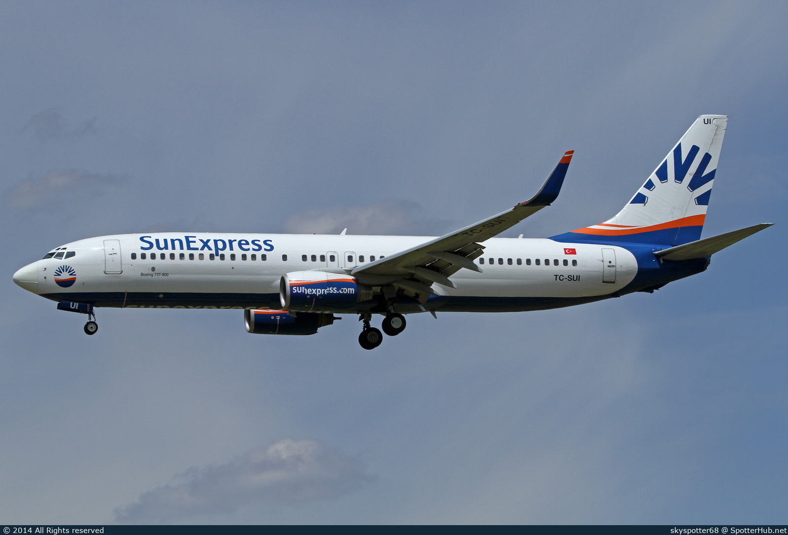 Photo of TC-SUI - Boeing 737-8CX operated by SunExpress