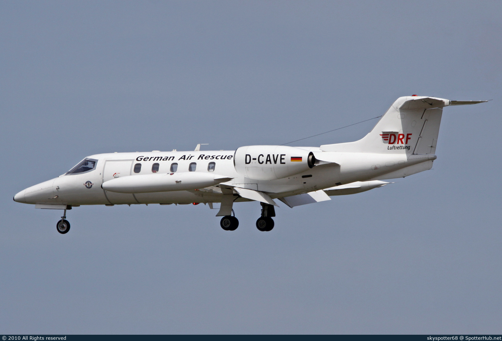 Photo of D-CAVE - Bombardier Learjet 35A operated by DRF Luftrettung