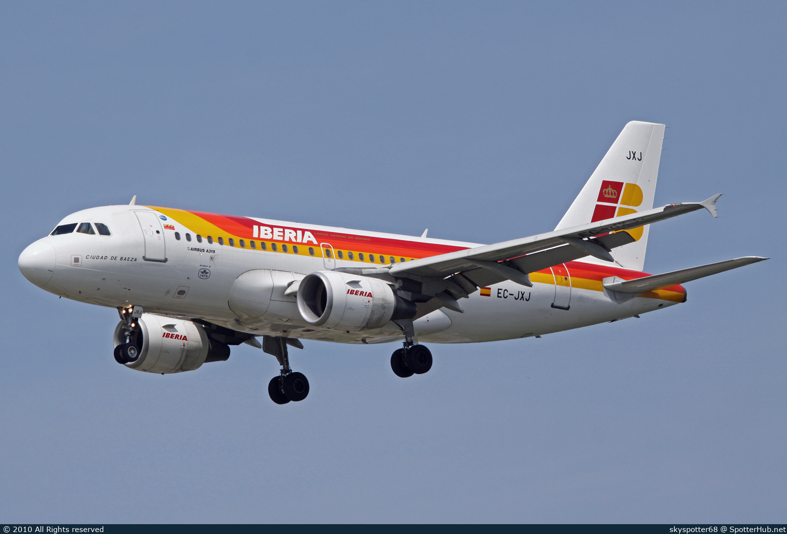 Photo of EC-JXJ - Airbus A319-111 operated by Iberia