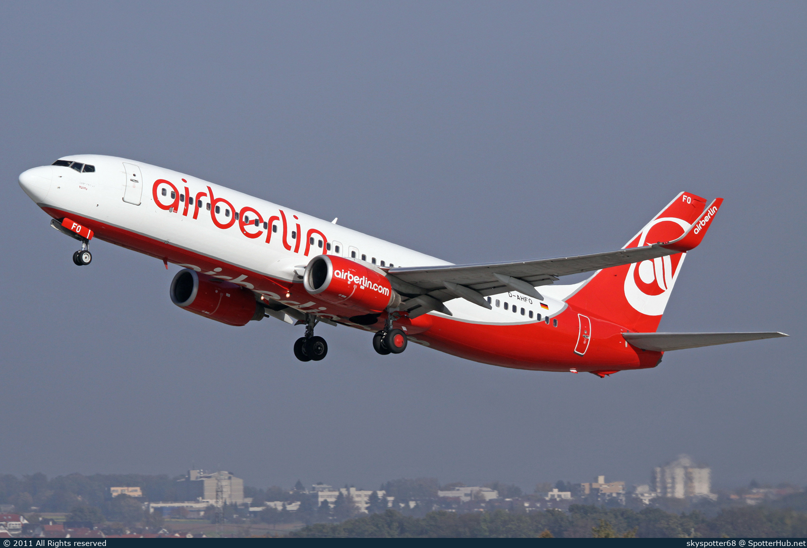 Photo of D-AHFO - Boeing 737-8K5 operated by Air Berlin (opb TUIfly)