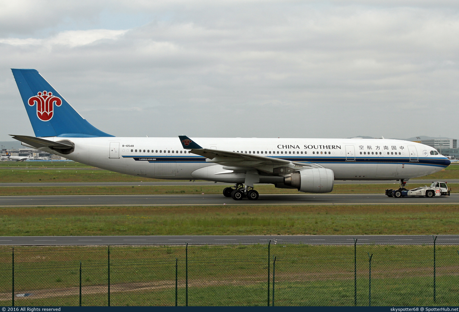 Photo of B-6548 - Airbus A330-223 operated by China Southern Airlines
