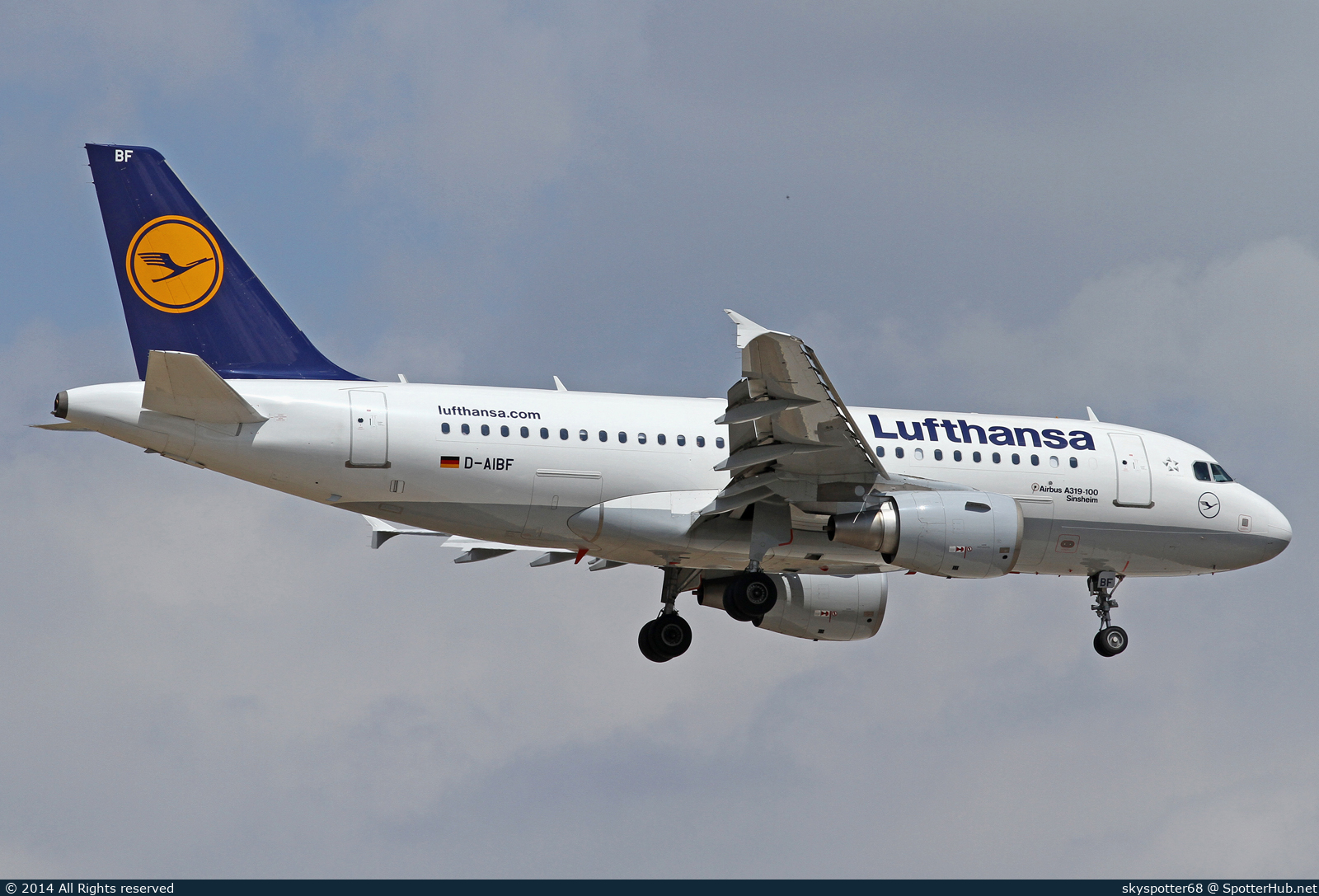 Photo of D-AIBF - Airbus A319-112 operated by Lufthansa
