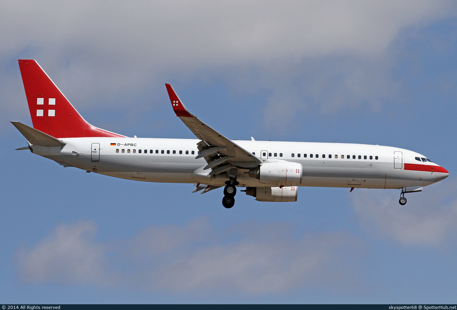 Photo of D-APBC - Boeing 737-8BK operated by PrivatAir Germany
