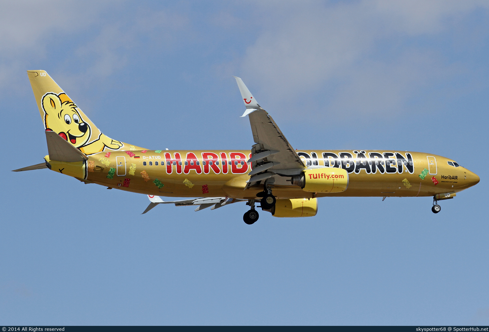 Photo of D-ATUD - Boeing 737-8K5 operated by TUIfly