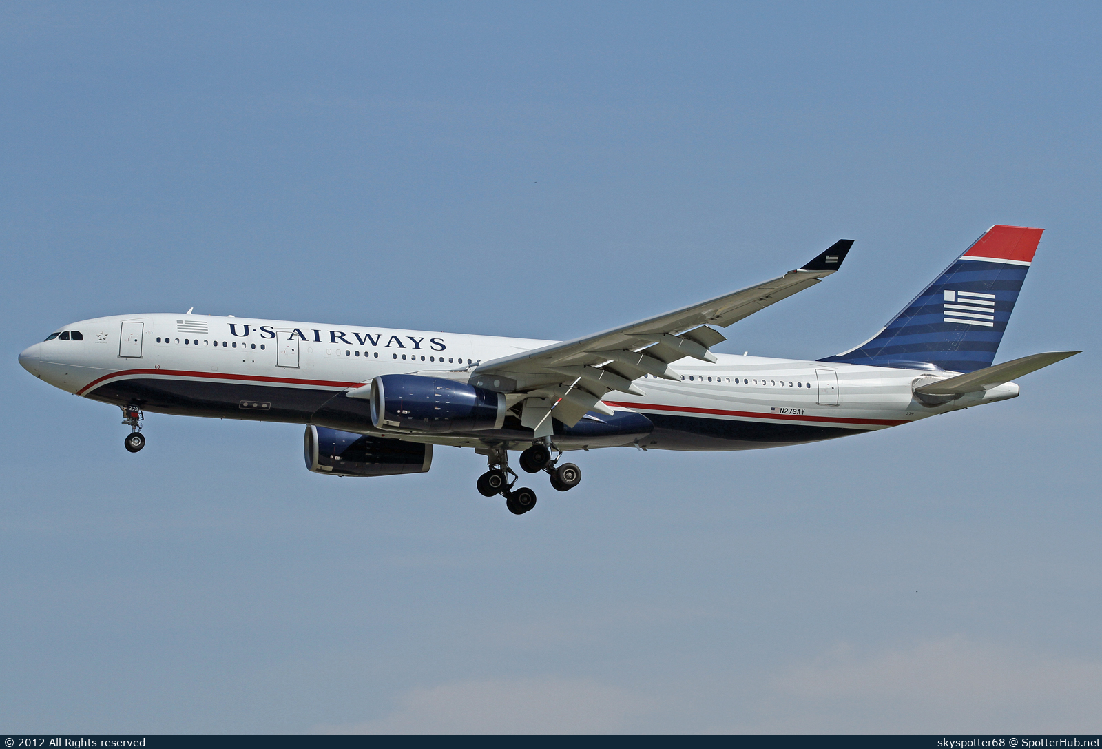 Photo of N279AY - Airbus A330-243 operated by US Airways